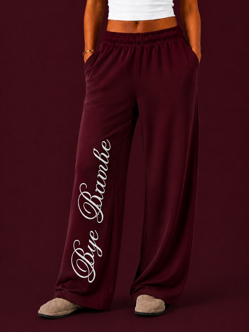 EMBROIDERED SWEATPANTS
