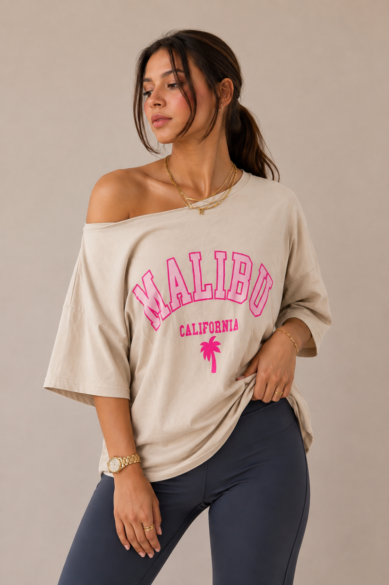 Califorina off-shoulder T-shirt