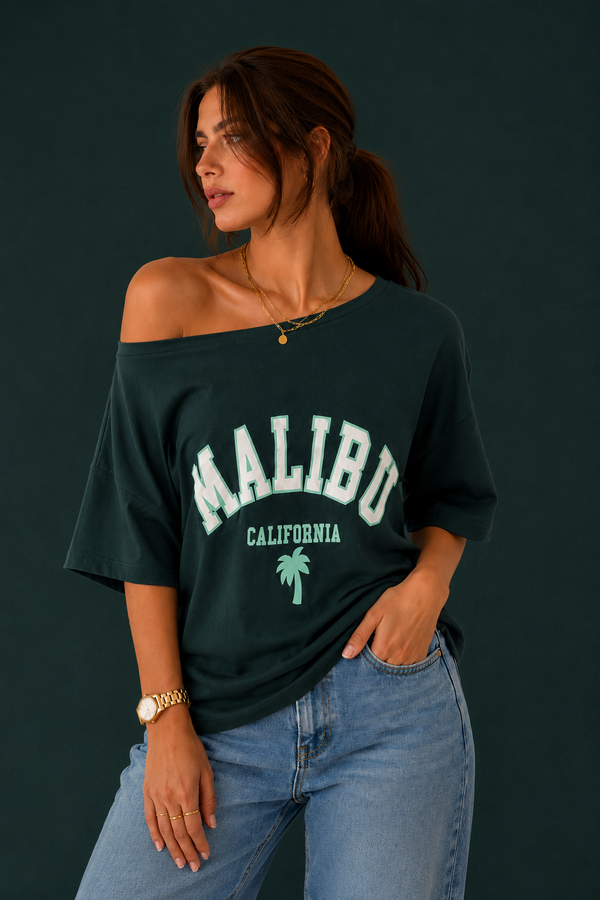 Califorina off-shoulder T-shirt