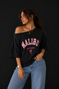 Califorina off-shoulder T-shirt