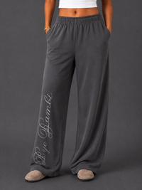 EMBROIDERED  SWEATPANTS