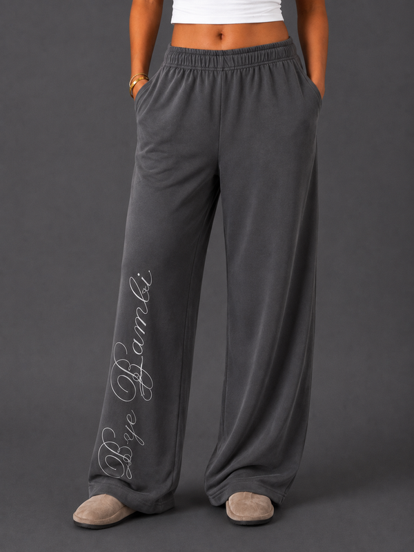 EMBROIDERED  SWEATPANTS
