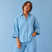 OVERSIZED DENIM SHIRT