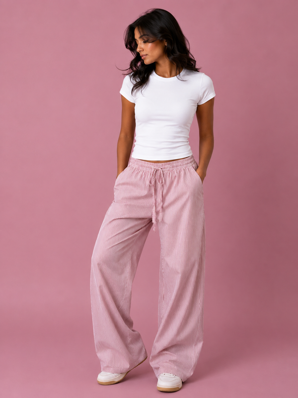 STRIPPED PANTS
