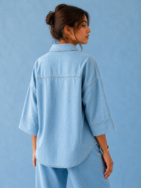 OVERSIZED DENIM SHIRT