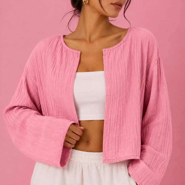 LINEN LONG SLEEVES BLOUSE