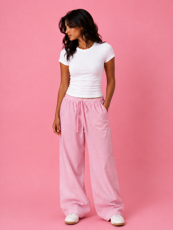 STRIPPED PANTS