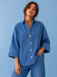 OVERSIZED DENIM SHIRT