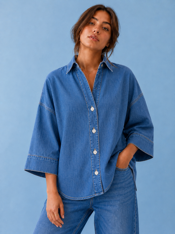 OVERSIZED DENIM SHIRT