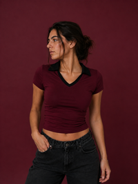 POLO V-Neck Top
