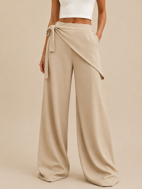 FLOWING SCARF CLASSIC PANTS